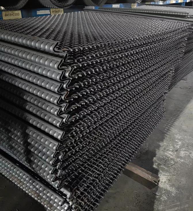 What are the applicable industries for manganese steel screens?